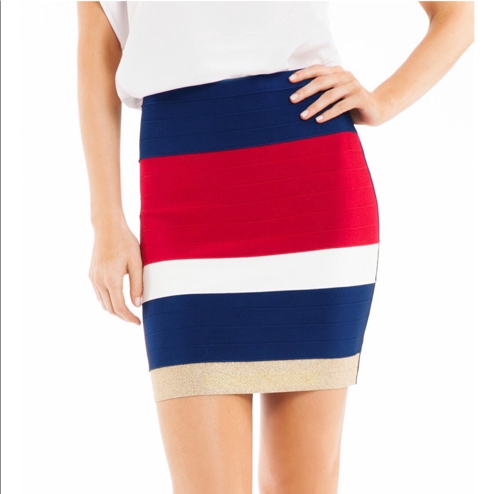 Guess by Marciano bandage mini skirt.